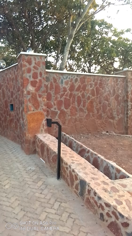 Outdoor Stone Feature - Bestkeen Construction Zimbabwe